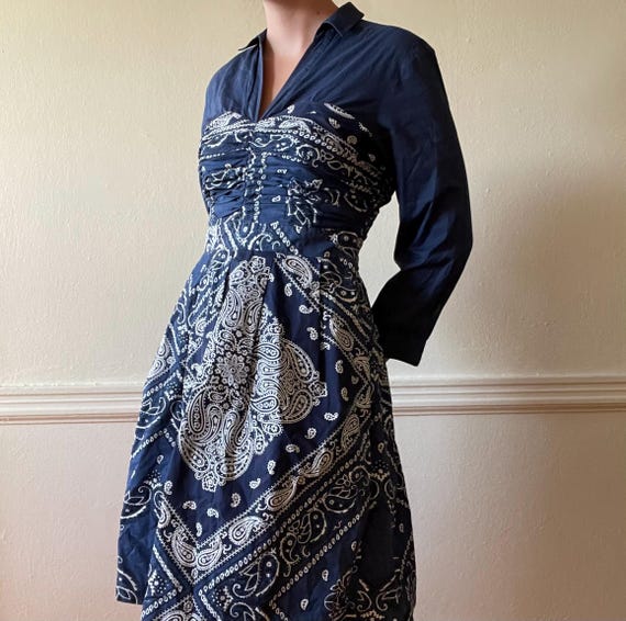 dusty blue dress nearby Light Blue Long Prom Dress with Sheer Bodice Dusty Blue / 16 main image 1