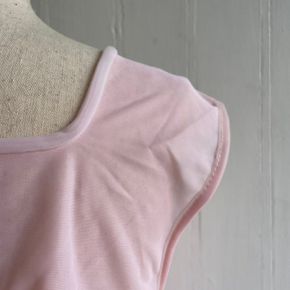 Babydoll Semitransparent Pink Dress - image 4