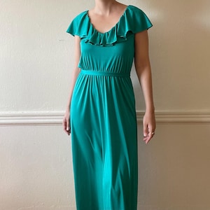 Vintage 1980s Semi Formal Maxi Dress