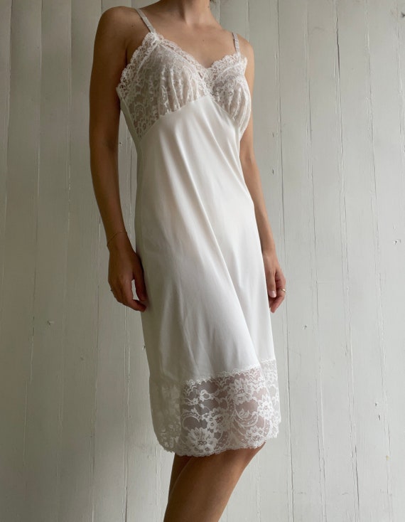 Gorgeous Vintage Lace Lingerie Slip Dress - image 5