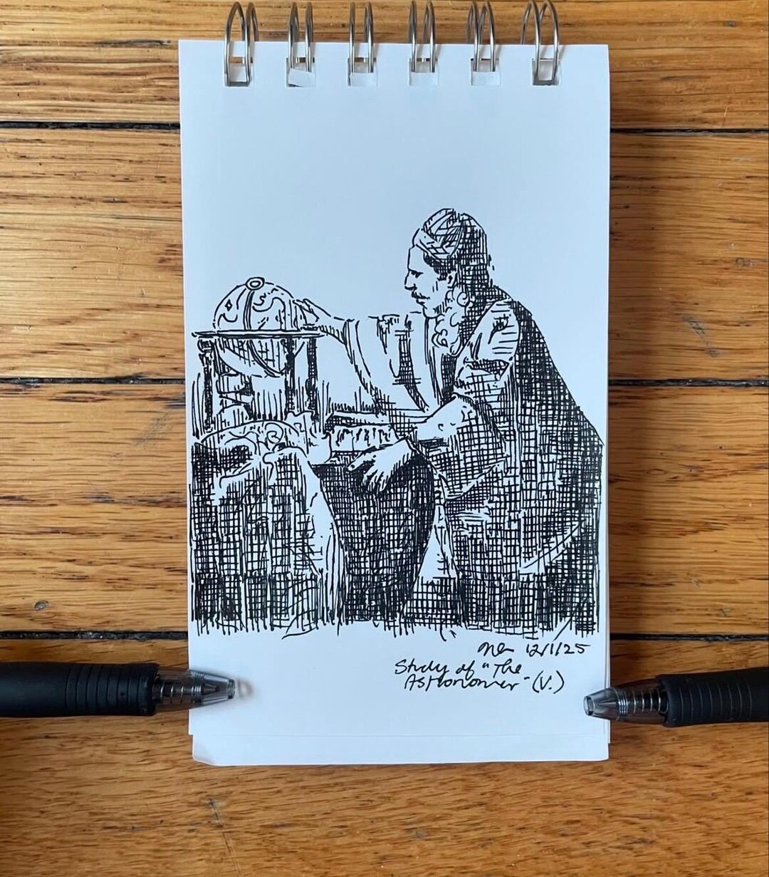 Custom Hand Drawn "reimagined Historical Artwork" Pen & Ink Drawings - Etsy