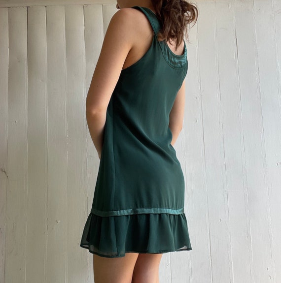 Vintage Emerald Green Dress - image 5