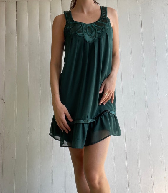Vintage Emerald Green Dress - image 1