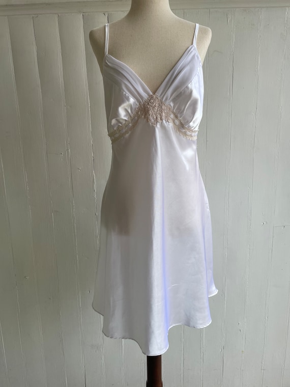 Lovely White Vintage Lingerie Slip