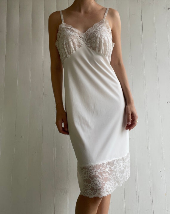 Gorgeous Vintage Lace Lingerie Slip Dress - image 2