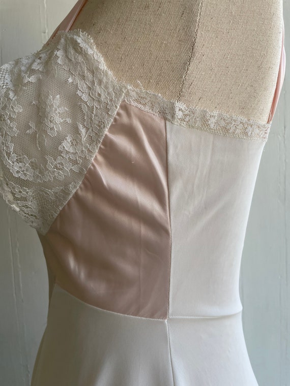 Breathtaking Vintage Schiaparelli Lace Slip Dress - image 6