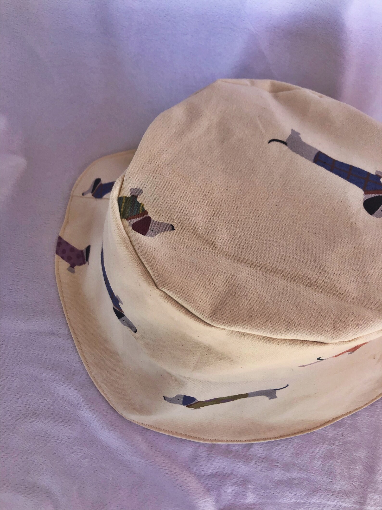 Sausage Dog Bucket Hat Adult Colourful Summer Hat Etsy