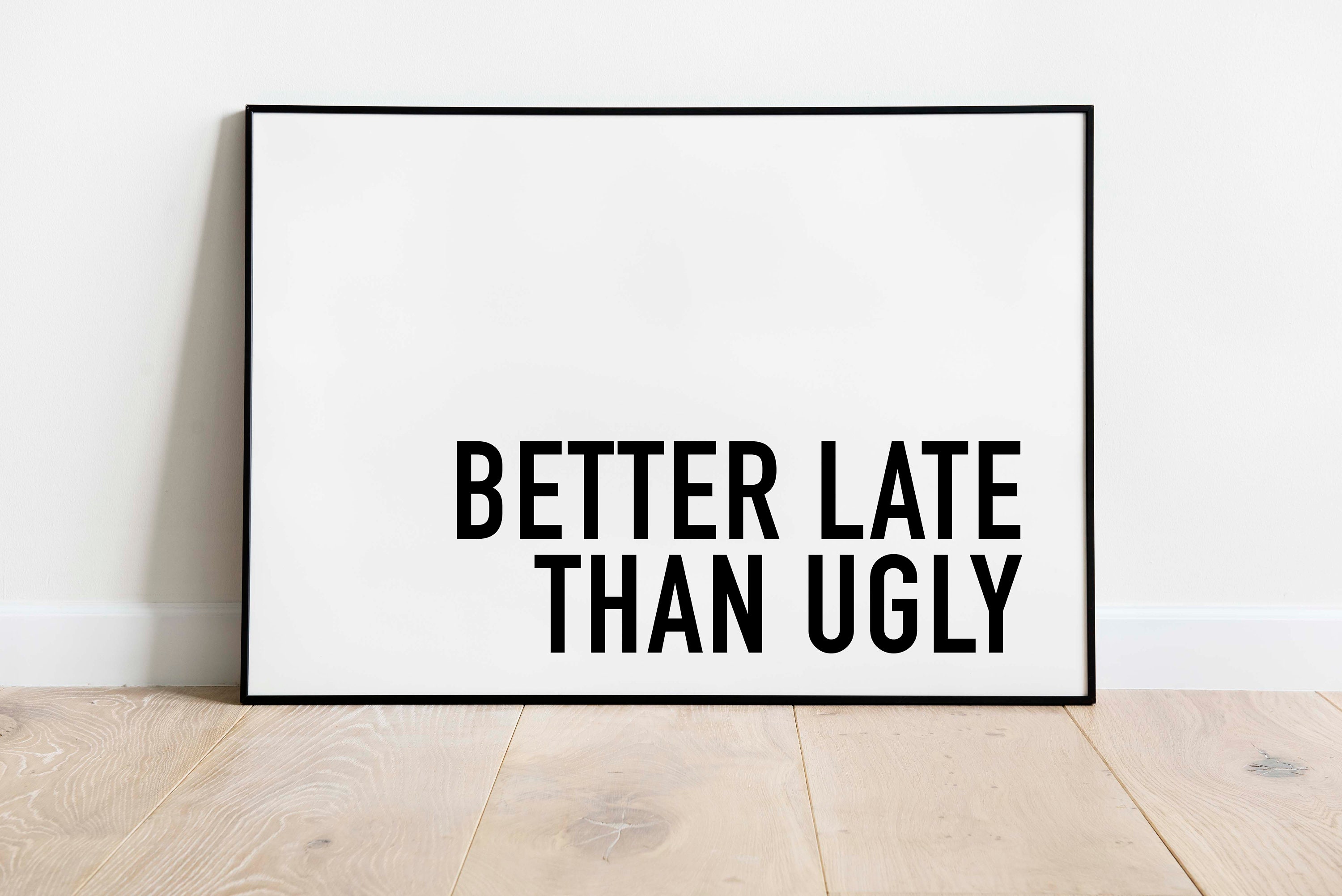 Iconic Quote Wall Art Print Dressing Room Print Monochrome Etsy