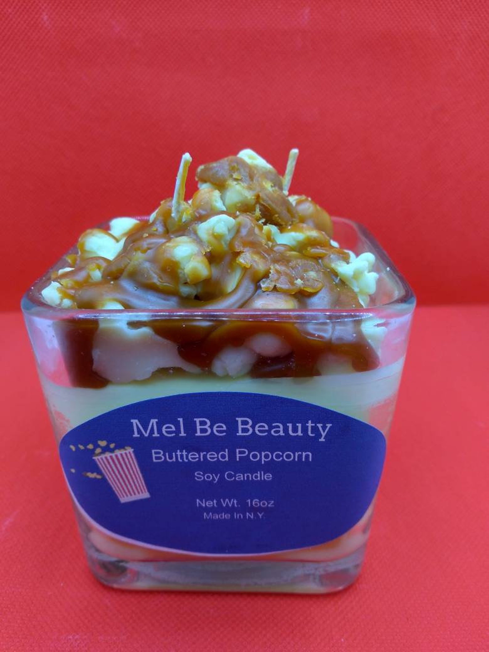Buttered popcorn candle/movie night candle/ dessert Etsy