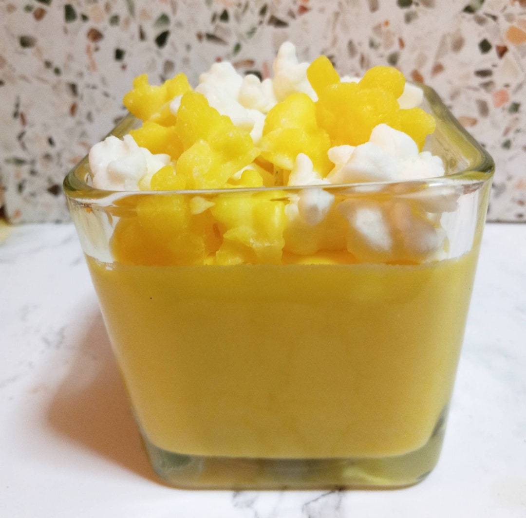 Popcorn Candle Buttered Popcorn Candle/movie Night Candle/ Dessert Candle/food Prop ...