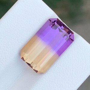 Natural Faceted Bolivian Ametrine | Bicolor Gemstone