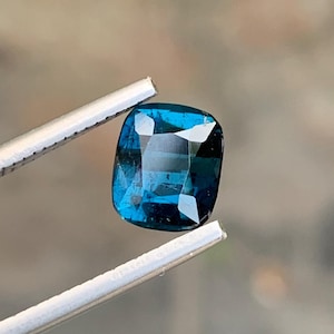2.25 Carats Natural Faceted Indigo Tourmaline | Loose Blue Tourmaline Kunar Mine