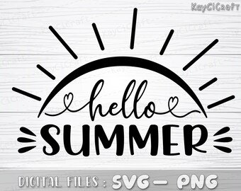Download Hello Summer Svg Etsy