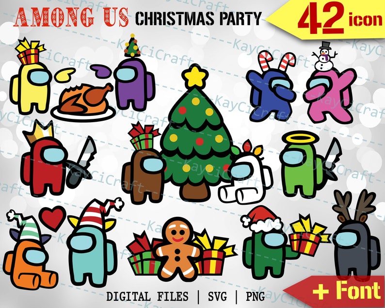 Download 42 Among Us Christmas Party SVG Among Us Shirt SVG Cute | Etsy