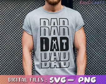 Dad SVG | Dad - Tools SVG | Father&#39;s Day Svg | Dad Bundle SVG | Personalized Dad Gifts | Svg / Png / Cut file /Cricut