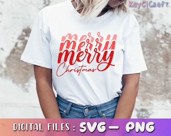 Merry Christmas SVG / Christmas SVG / Christmas Shirt SVG / Merry Christmas Png / Christmas gift idea / Svg / Png/ Cut Files / Cricut