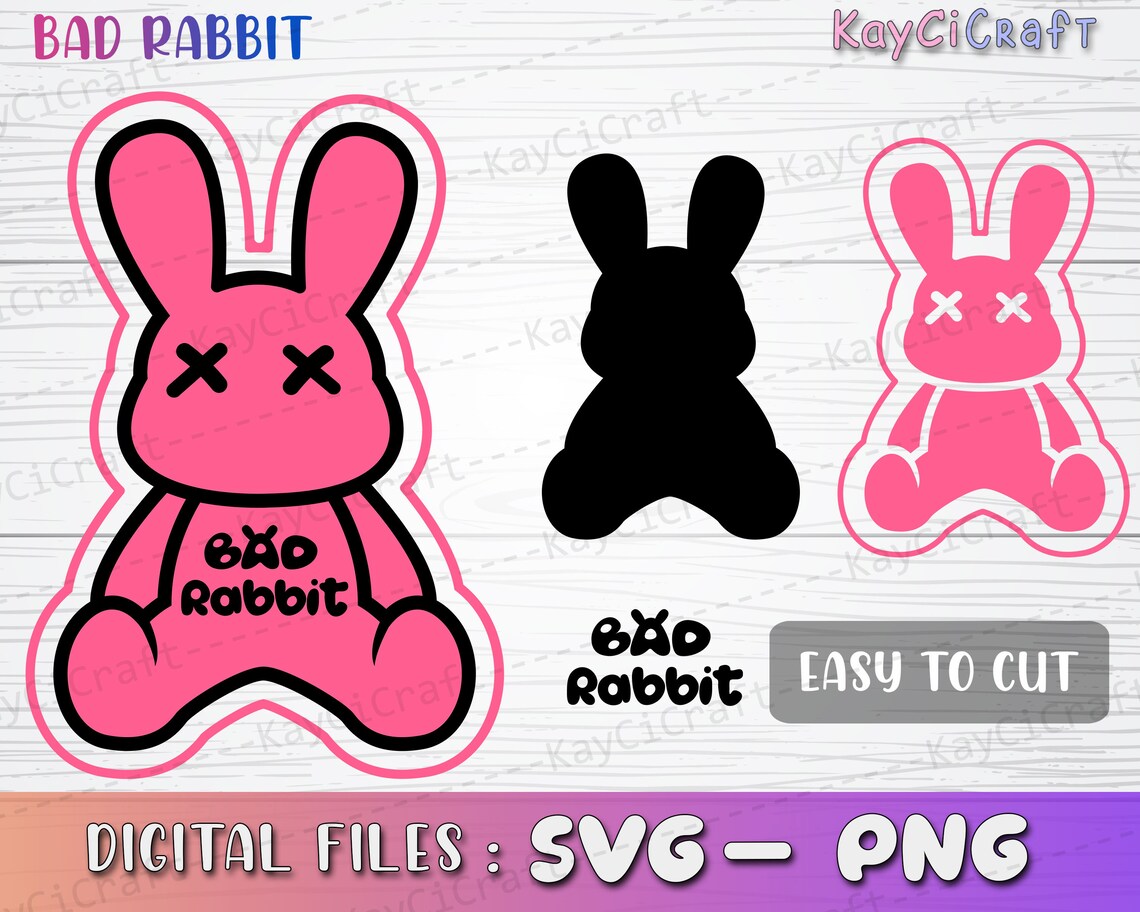 Free Free Bad Bunny Svg Images 200 SVG PNG EPS DXF File