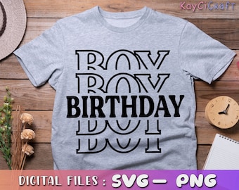 Birthday Boy Svg / Birthday Dude Svg / Birthday Svg / Birthday Kid Svg / Boy Svg /Birthday Cut File / Svg / Png / Cut file /Cricut