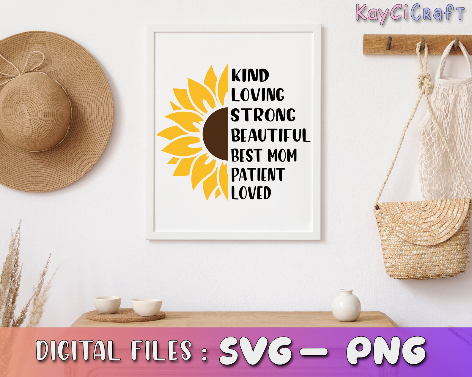 Download Sunflower Mom SVG Best Mom SVG Mother's Day Svg Mom | Etsy