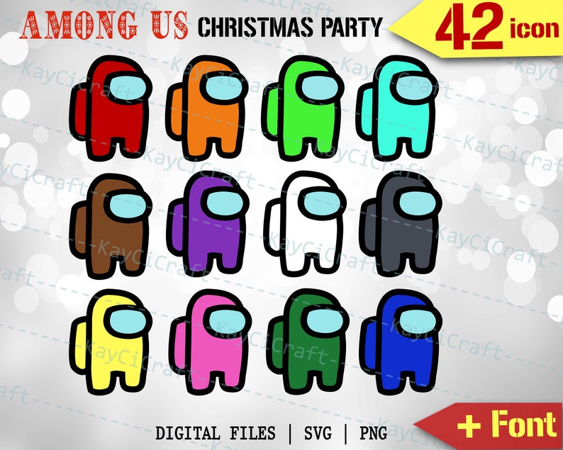 Download 42 Among Us Christmas Party SVG Among Us Shirt SVG Cute | Etsy