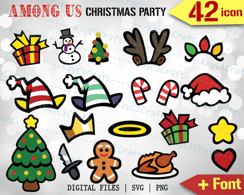Download 42 Among Us Christmas Party SVG Among Us Shirt SVG Cute | Etsy