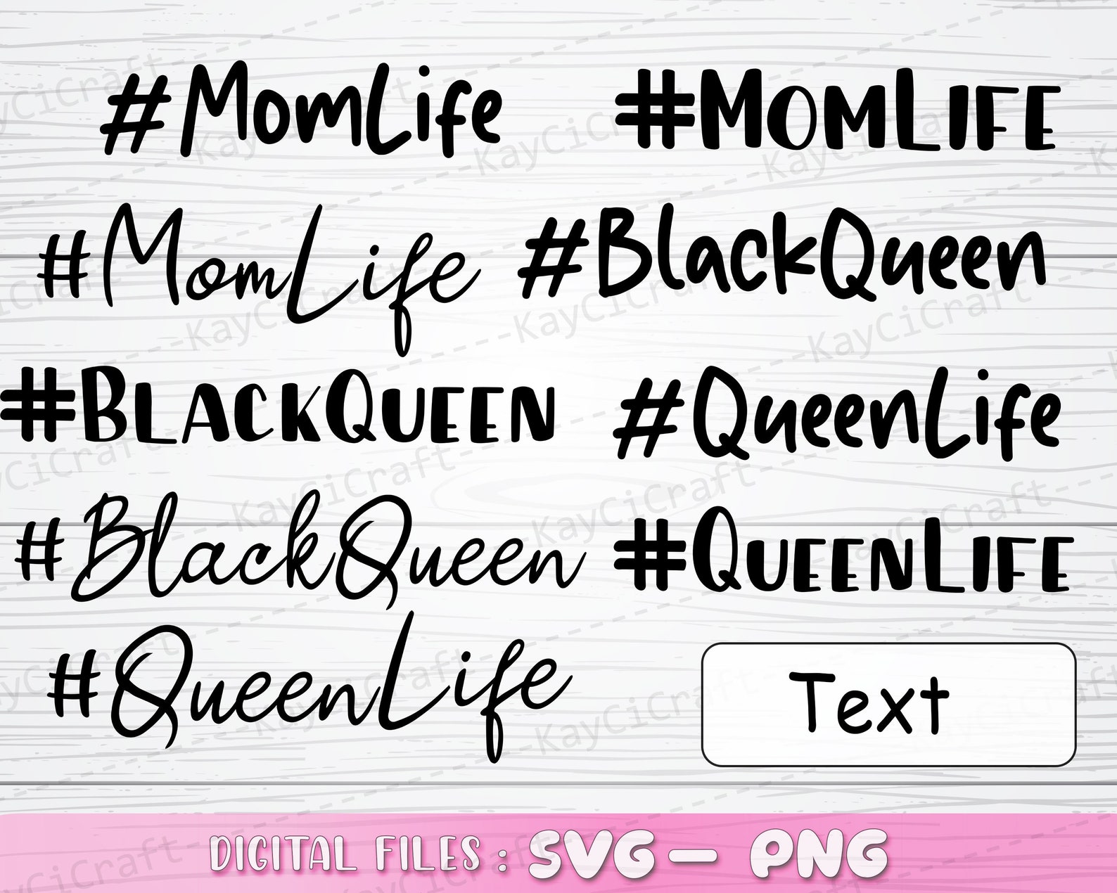 Download Mom Life Bundle SVG Black Mom Bundle SVG Mom Sayings Svg ...