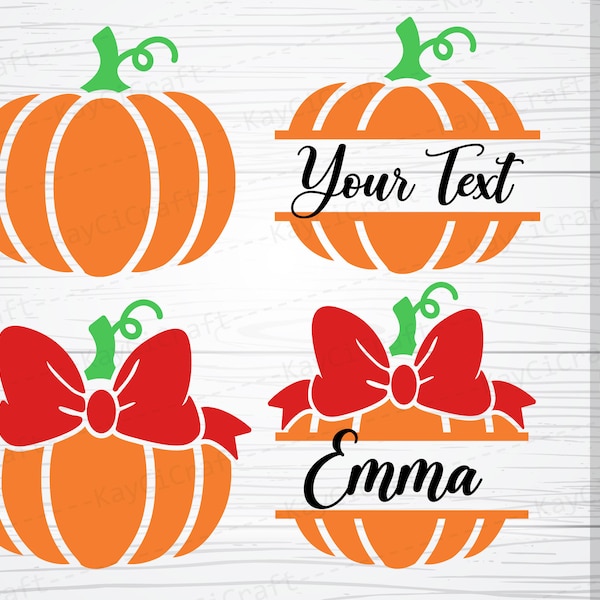 Cute Pumpkin Monogram SVG / Halloween svg / Pumpkin svg / Halloween shirt svg / Pumpkin shirt / trick or treat svg / Png / Cut file /Cricut