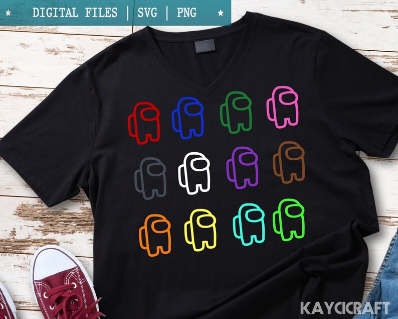 Download Among Us Character SVG Among Us Shirt SVG Among Us Cup | Etsy