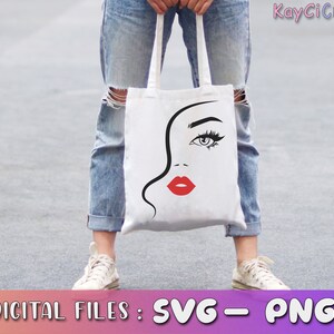 Love Yourself SVG | Woman face Svg | Girl Face Svg | Lip svg | Eyes svg | Woman Saying svg | Svg / Png /Custom Cut file /Cricut image 9