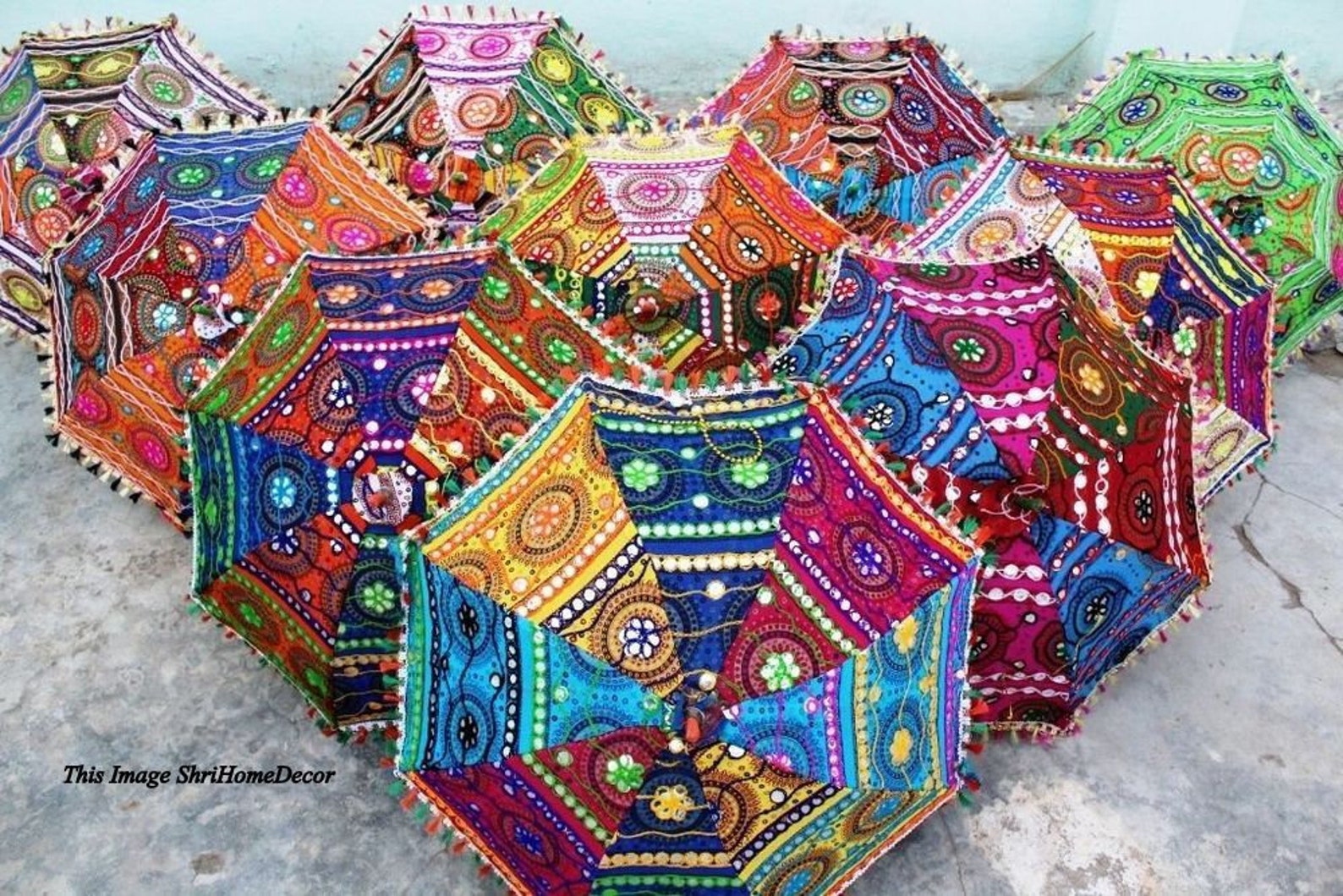 Lot of 100 Pcs Umbrella Diwali decoration Umbrella Henna Etsy