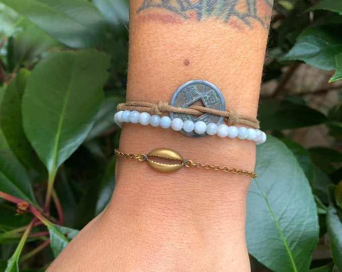 Bracelet Brass Seashell