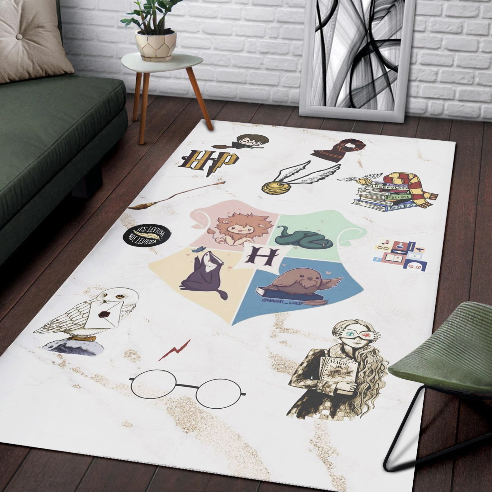 Harry Potter Area Soft Rugs Bedroom Living Room Area Rug Etsy