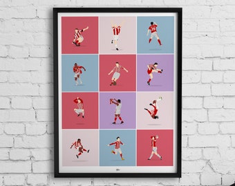 Striking Shapes - Stoke City - Art Print