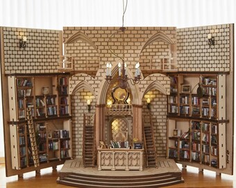 Download Harry Potter Book Nook Etsy