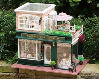 Buy Paris Coffee & Cake Shop DIY Dollhouse Kit Cake Shop Dollhouse