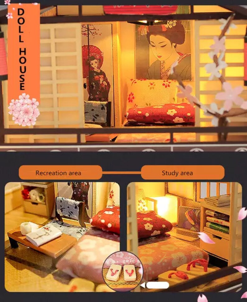 SOLD OUT Japanese Style DIY Dollhouse Kit Miniature House With Etsy