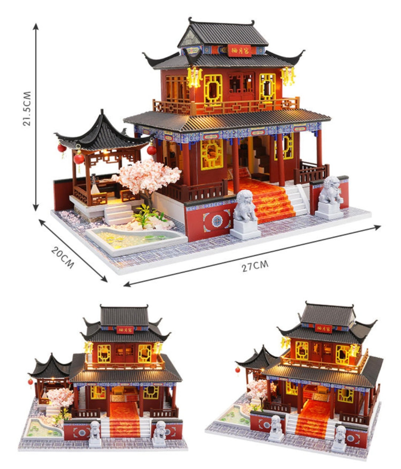 DIY Dollhouse Kit Chinese Classical Exquisite Architecture Etsy