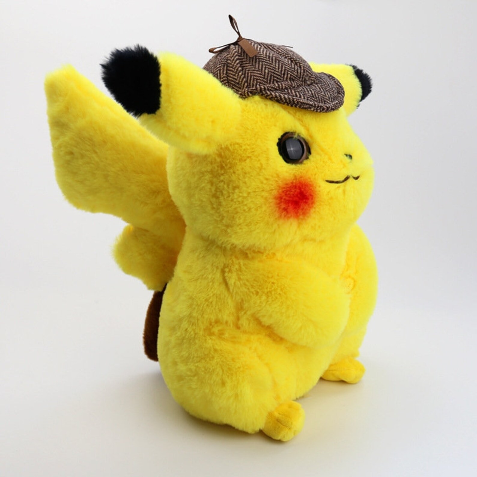 Pokemon Pikachu Plush Toy Detective Pikachu Plush Doll Etsy