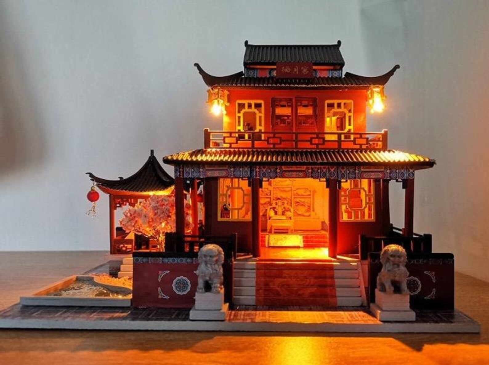 DIY Dollhouse Kit Chinese Classical Exquisite Architecture Etsy