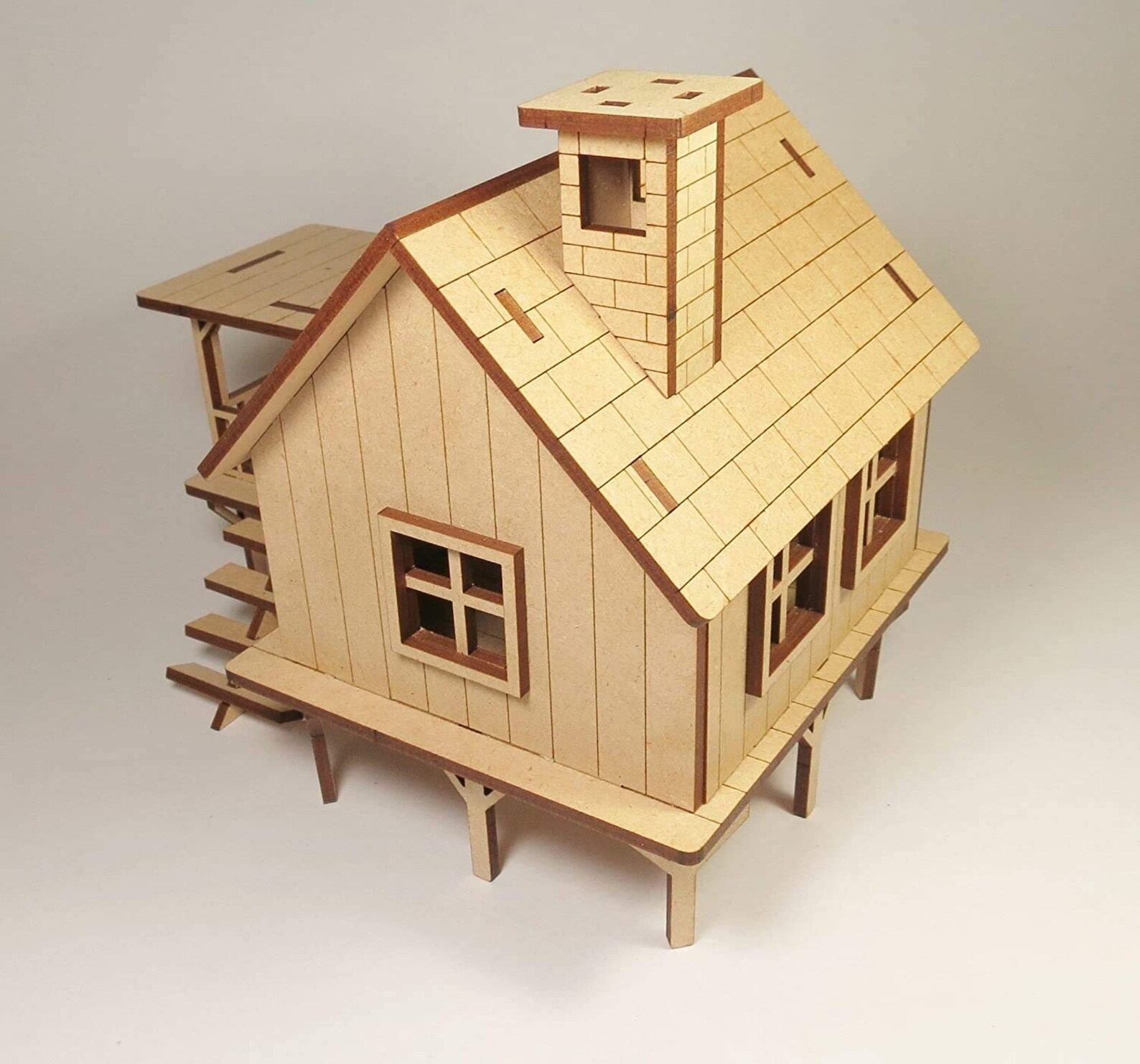 DIY Wooden Doll House Kit DIY Beach House Miniature Farm Etsy UK