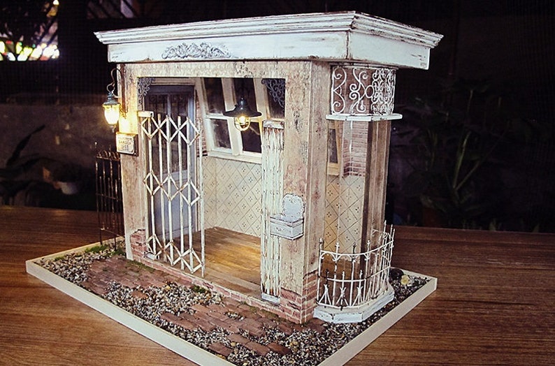 DIY Dollhouse Kit Irish Extravaganza Rustic Style Hut Etsy