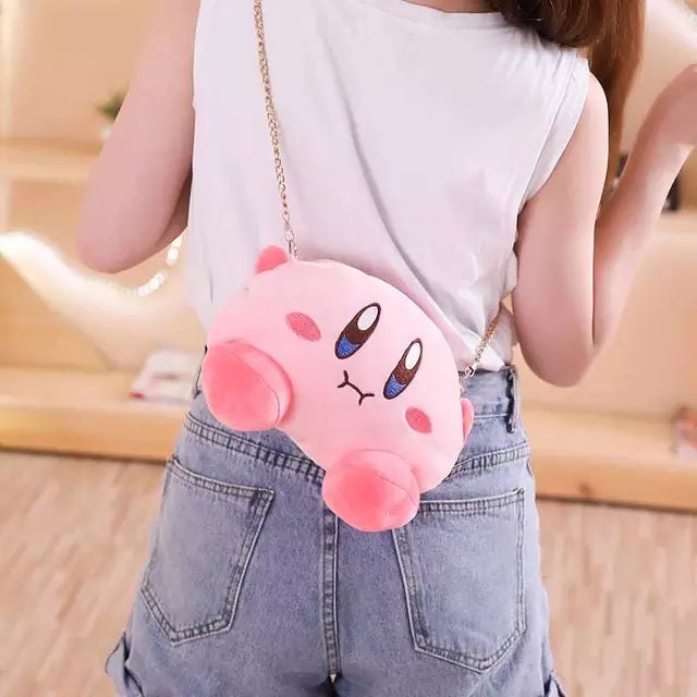 Cute Kirby Bag With Chain New Star Kirby Shoulder Bag Girl Etsy