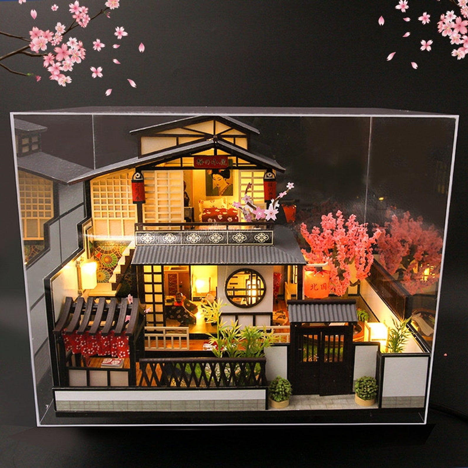 Japanese Village Miniature Diy Kit Materials