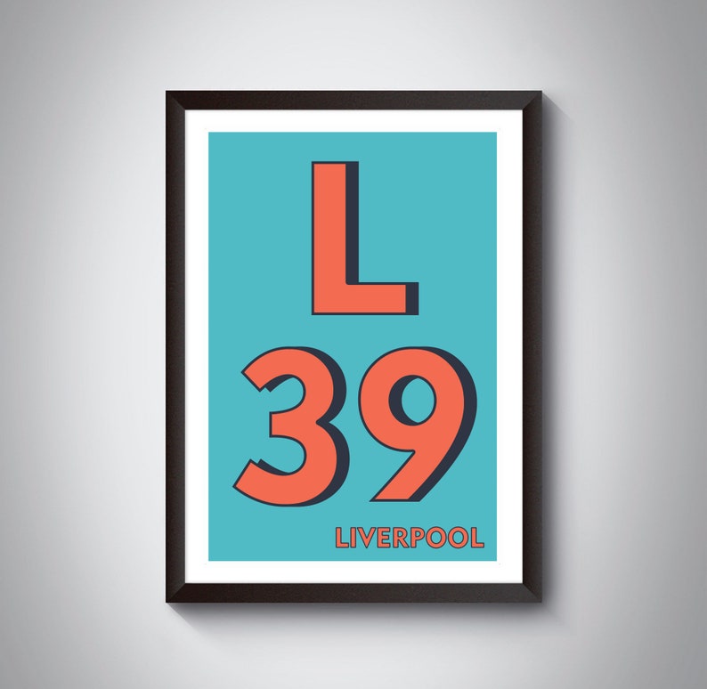 L39 Ormskirk Aughton Print ORMSKIRK Print. Postcode Etsy UK