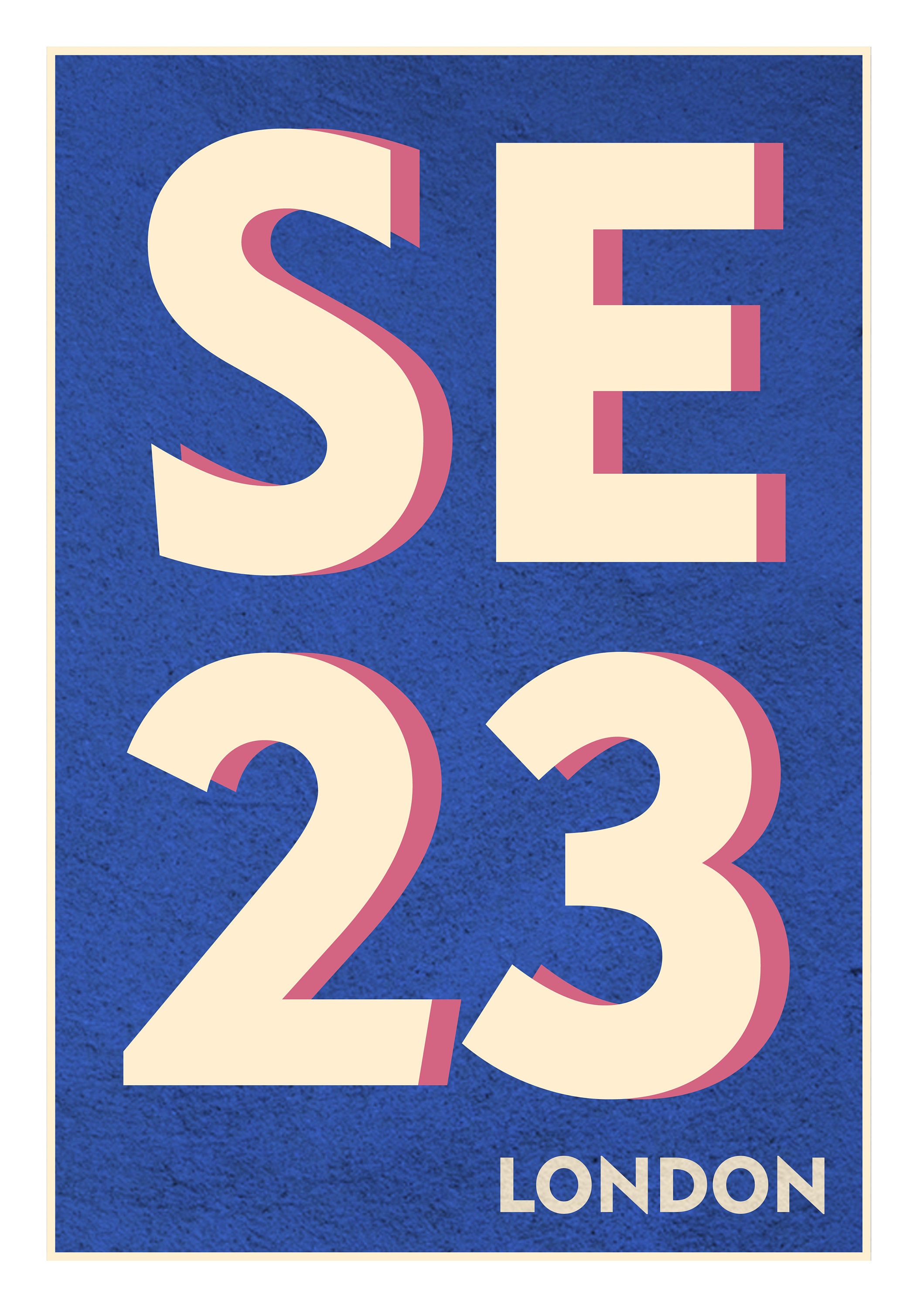SE23 Forest Hill / Honor Oak London Postcode Typography - Etsy UK