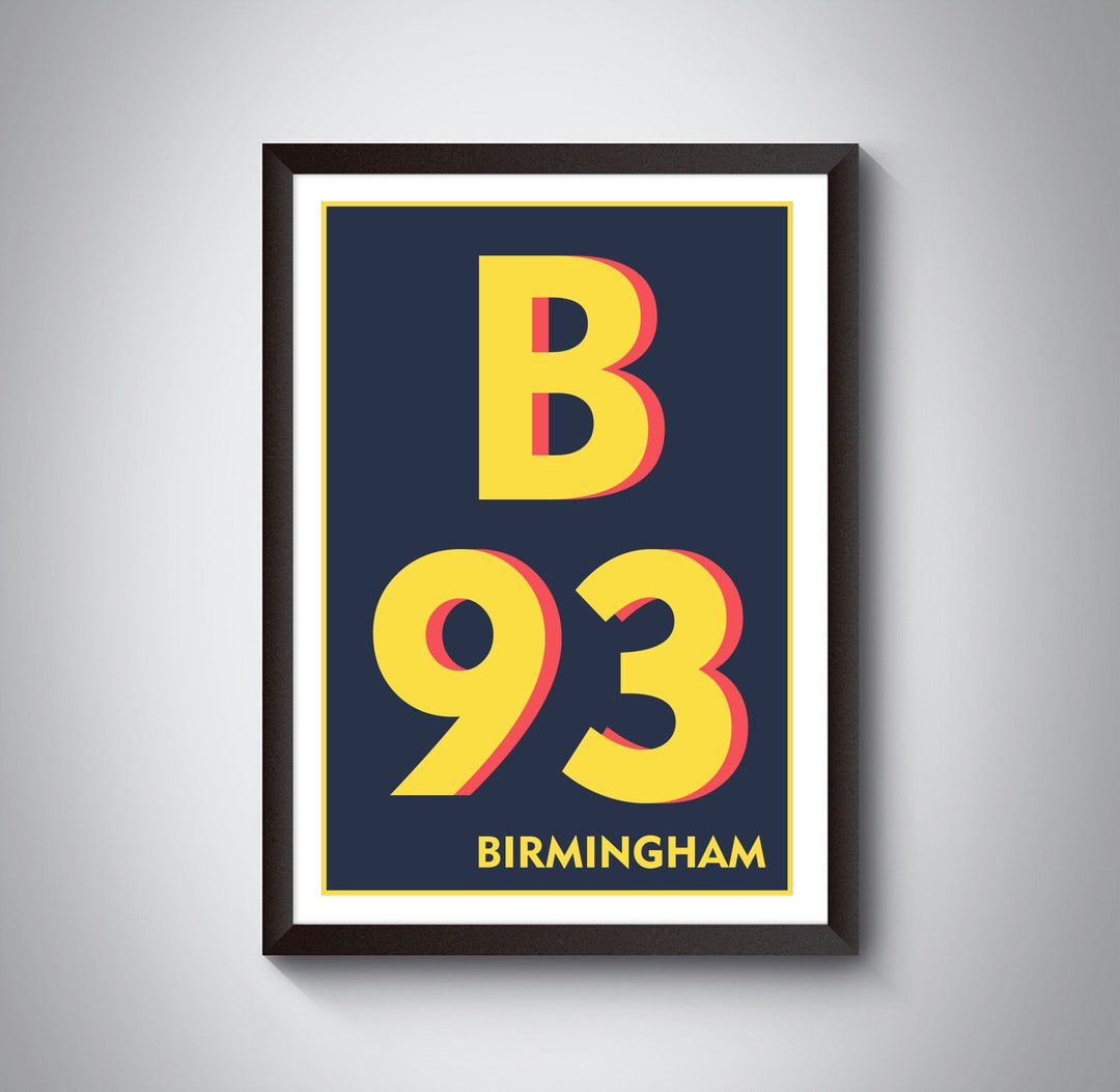 B93 Postcode B93 | Knowle, Dorridge, Bentley Heath, Tilehouse Green Print - SOLIHULL ...