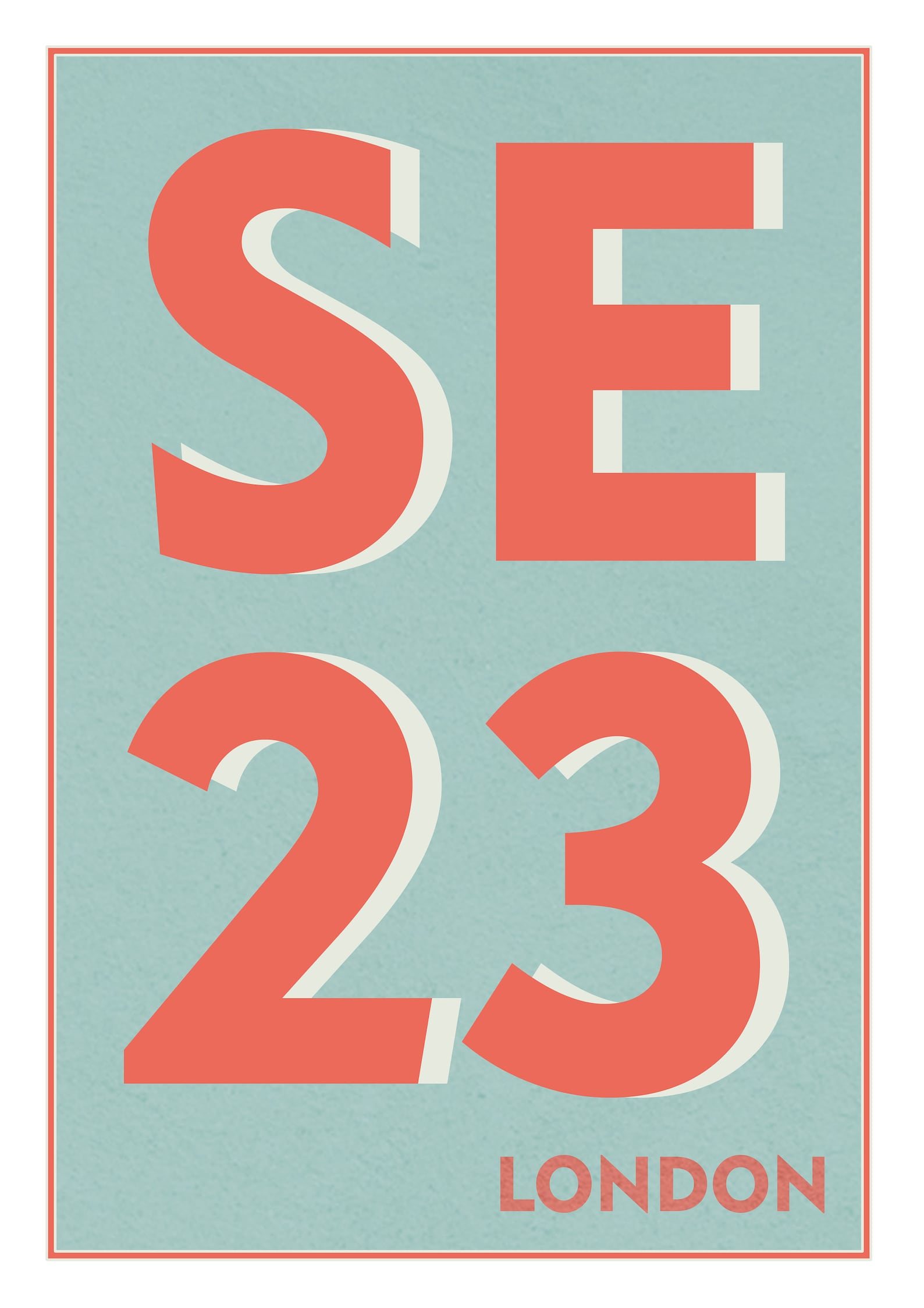 SE23 Forest Hill / Honor Oak London Postcode Typography - Etsy UK