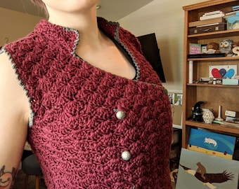 Archer Military Vest Crochet Pattern