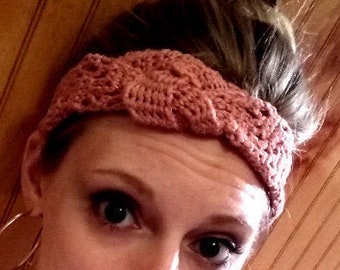 Rosie Knotted Headband Crochet Pattern