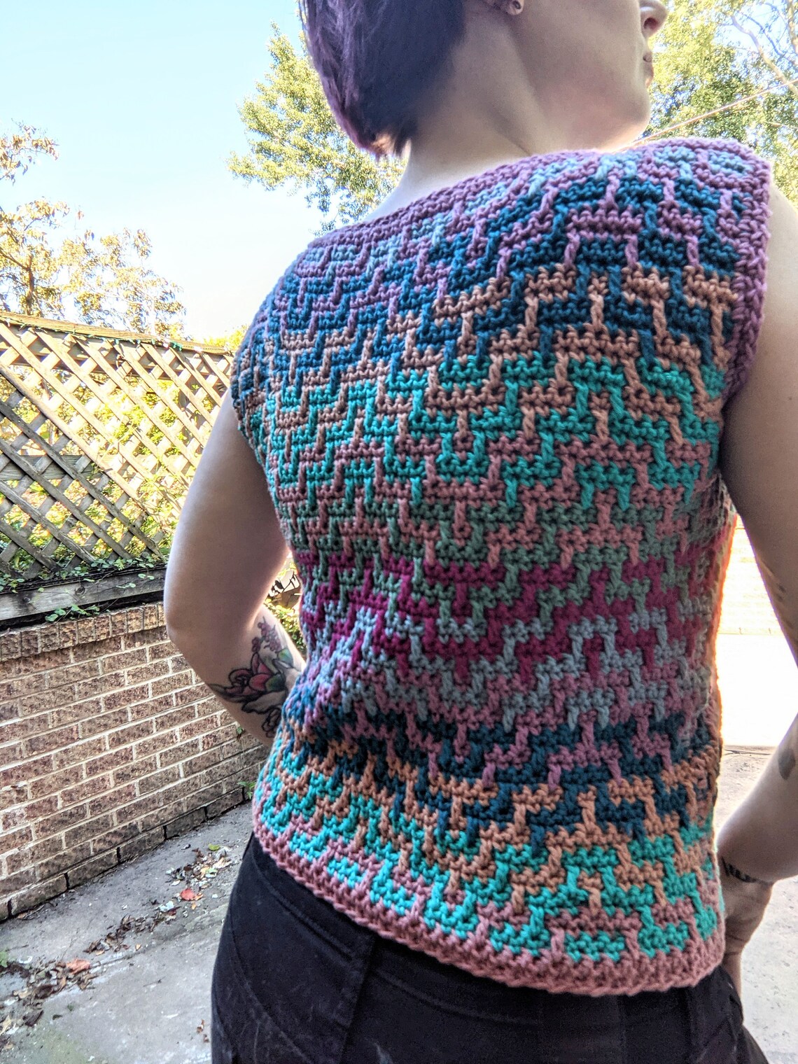 Rayne Bo Mosaic Crochet Top Pattern - Etsy